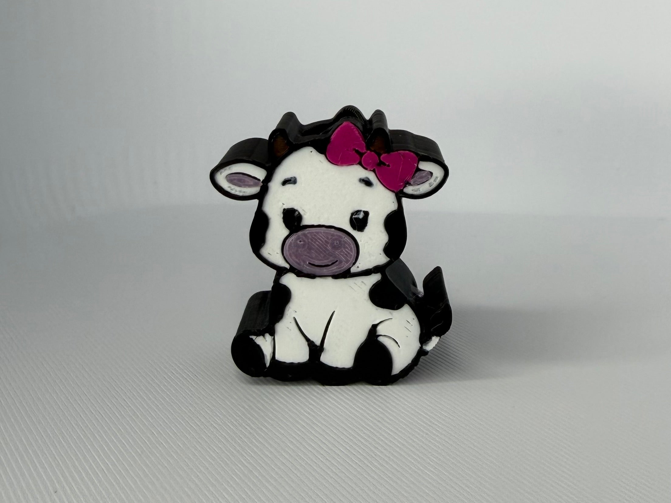 Cow Straw Topper
