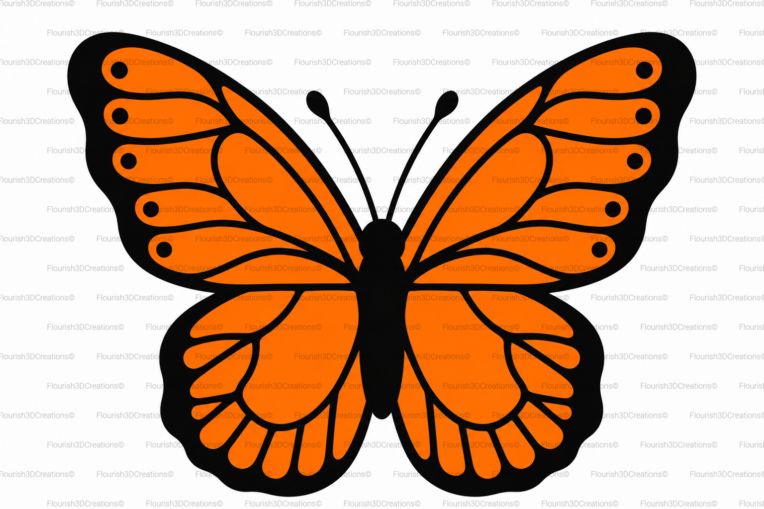 Butterfly Straw Topper