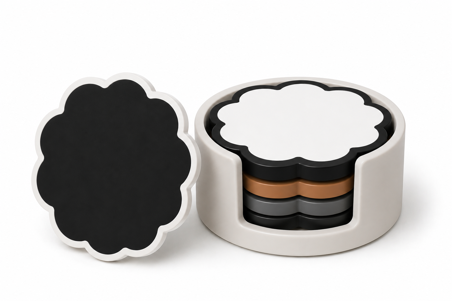 Scallop Coasters