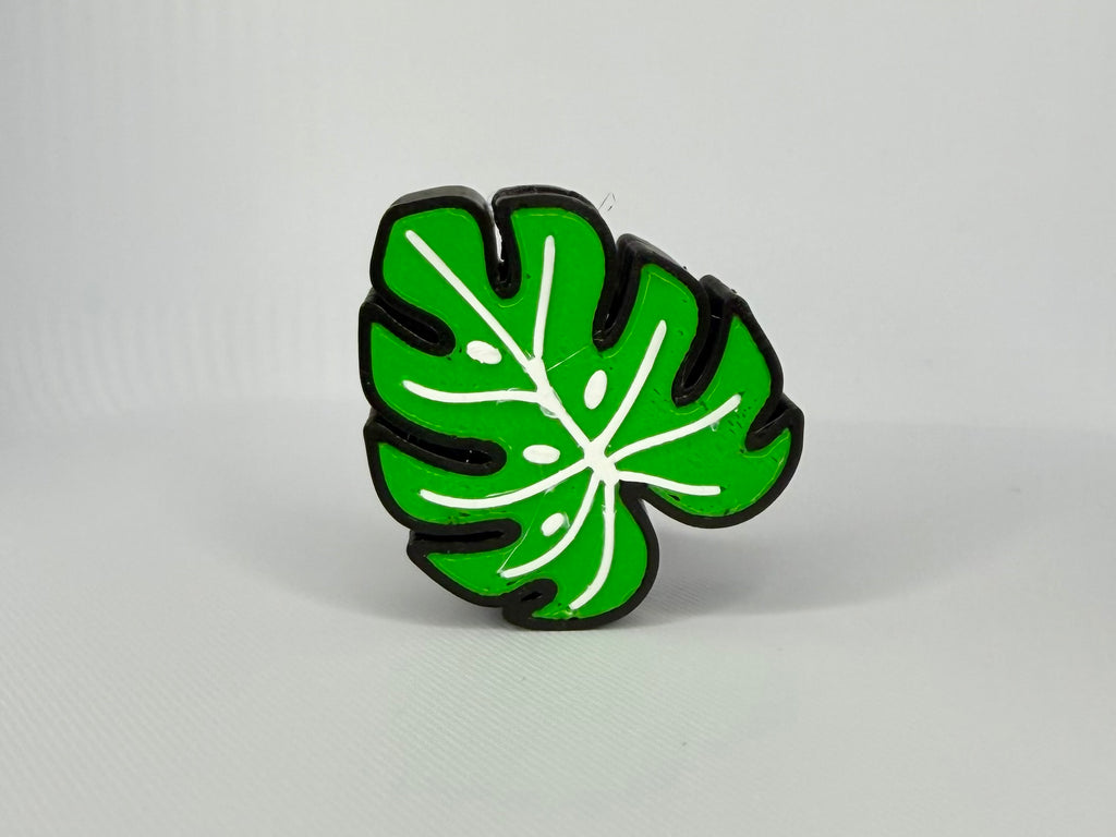 Monstera Straw Topper