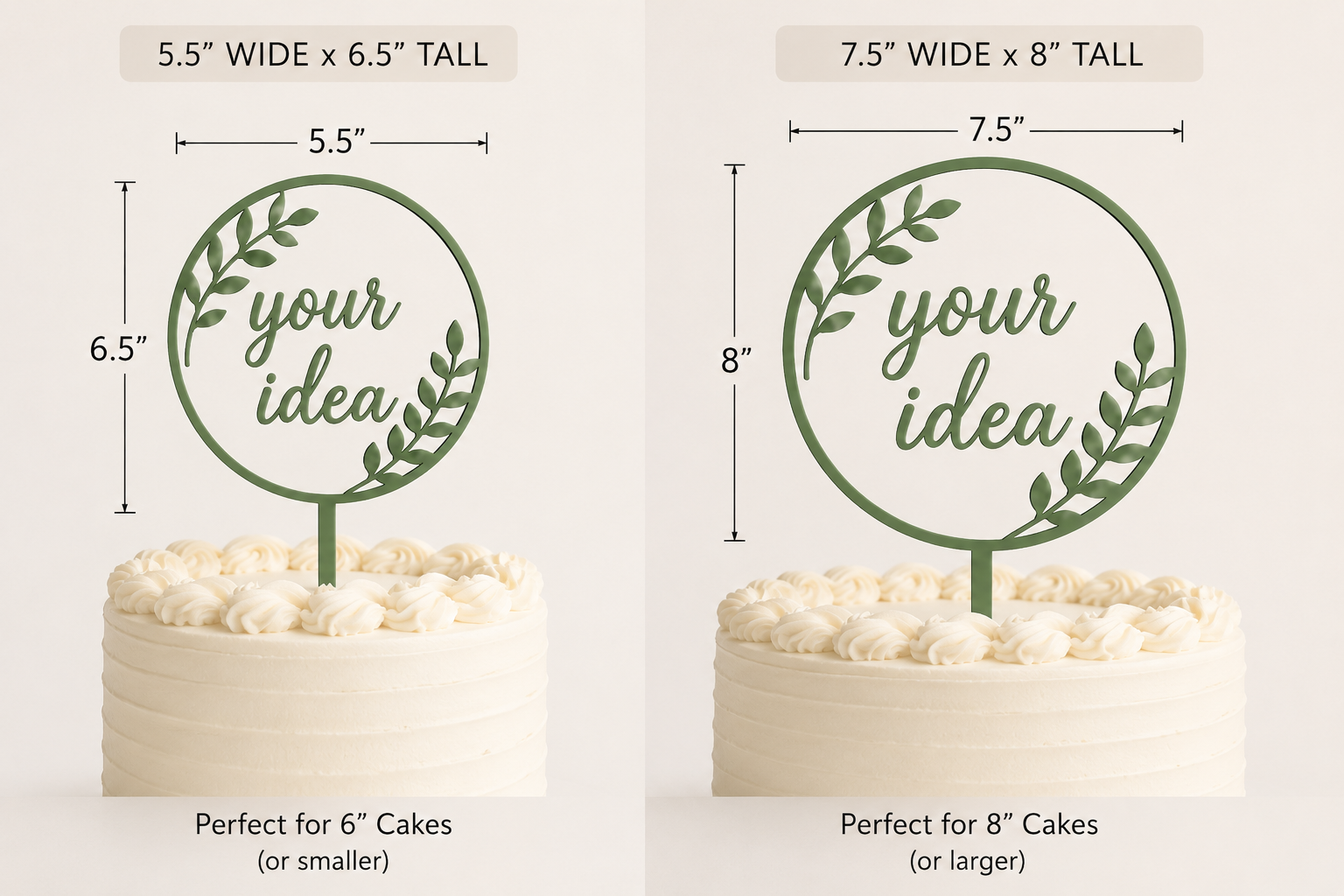 Custom Cake Topper