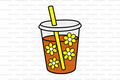 Daisy Cup Straw Topper