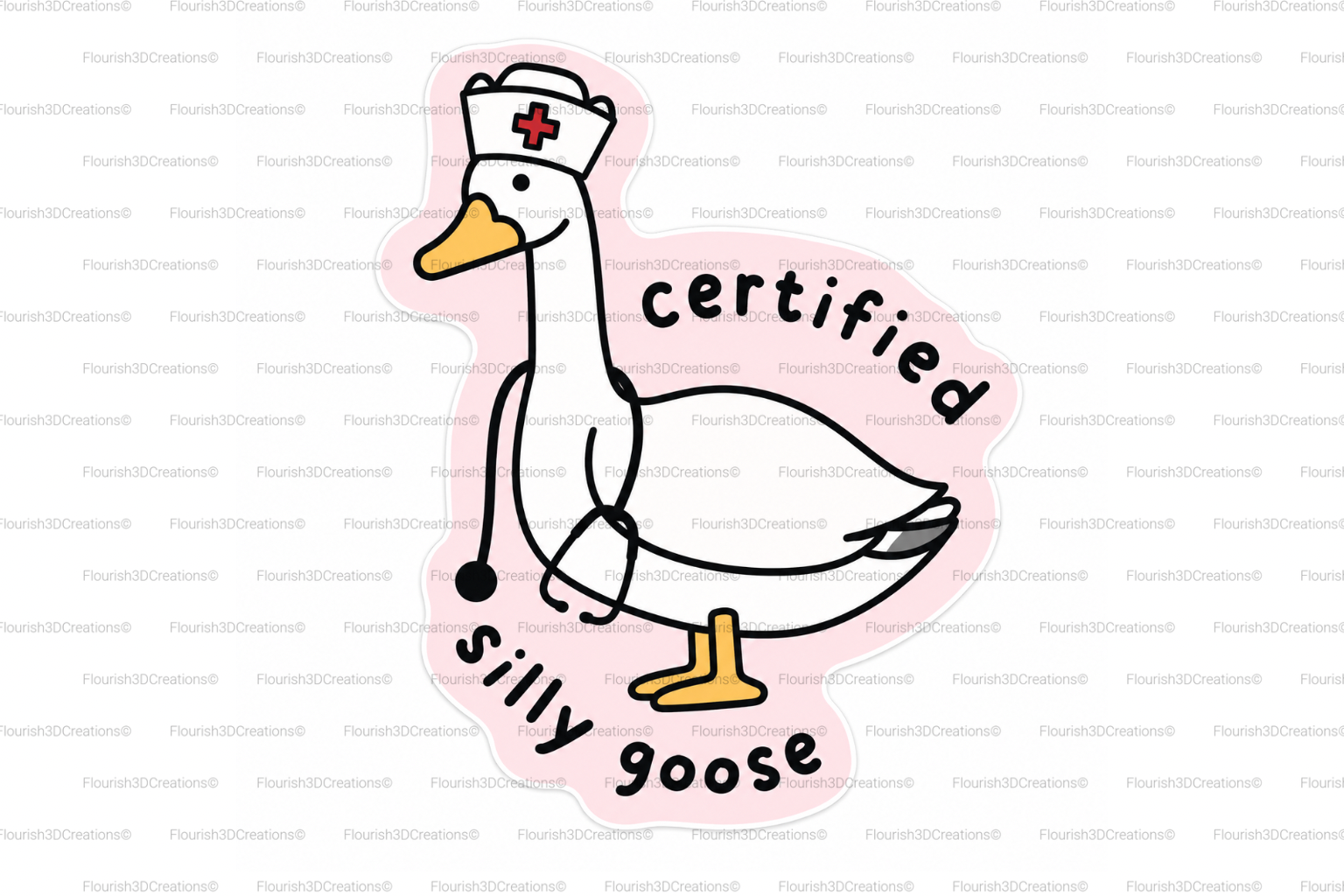 Certified Silly Goose Badge Reel