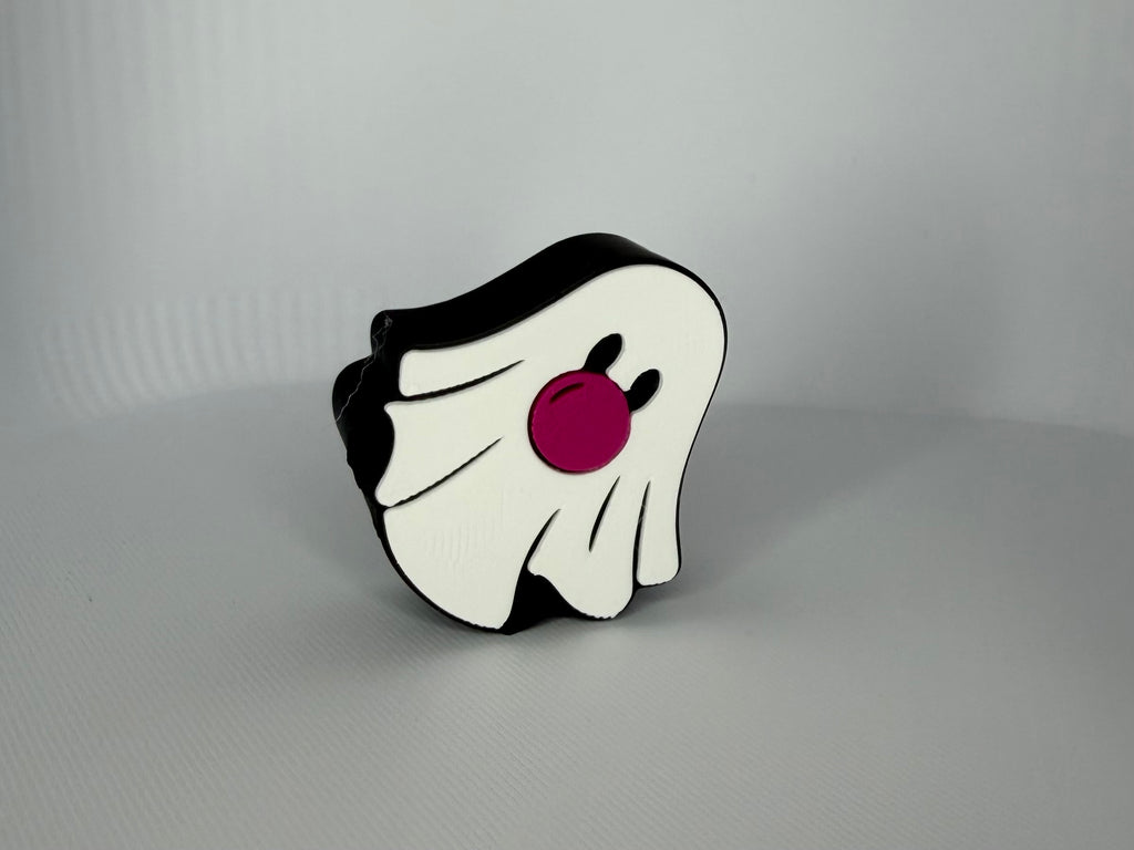 Ghost Bubble Straw Topper