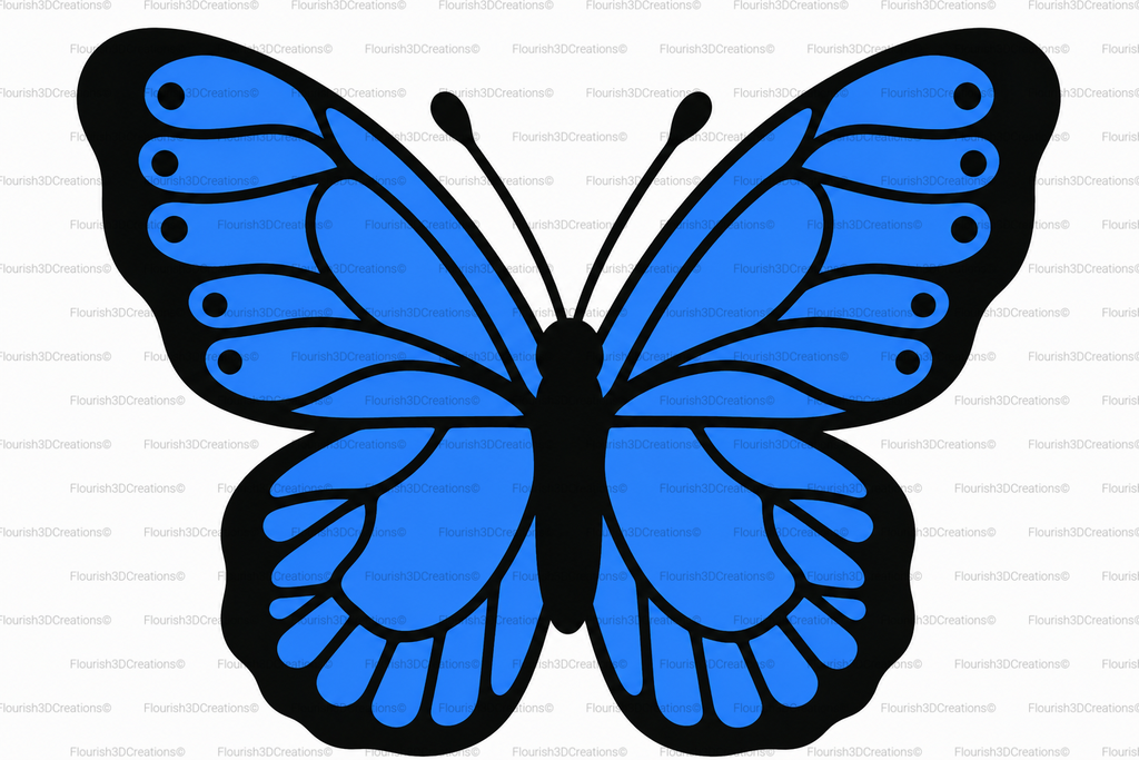 Butterfly Straw Topper