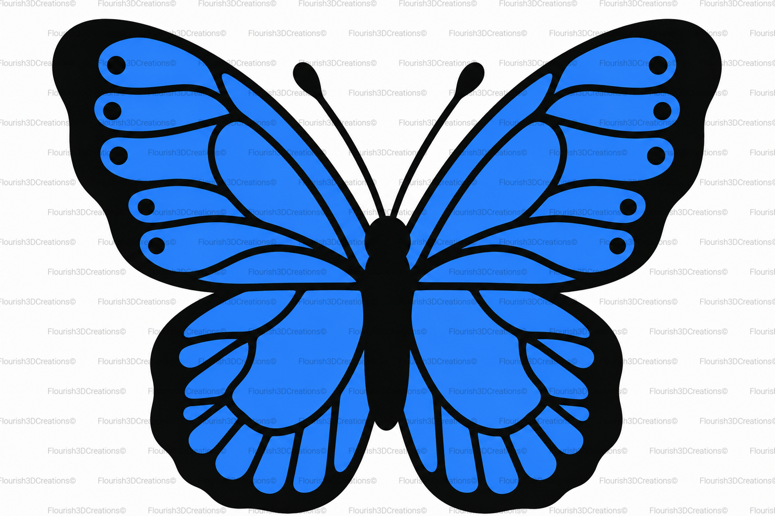 Butterfly Straw Topper