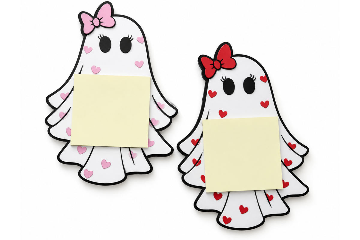 Ghost Sticky Note Holder