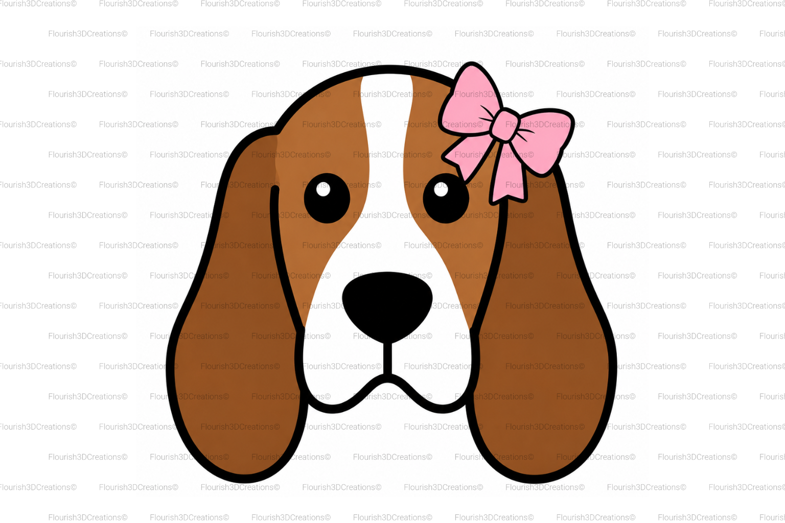Basset Hound Straw Topper