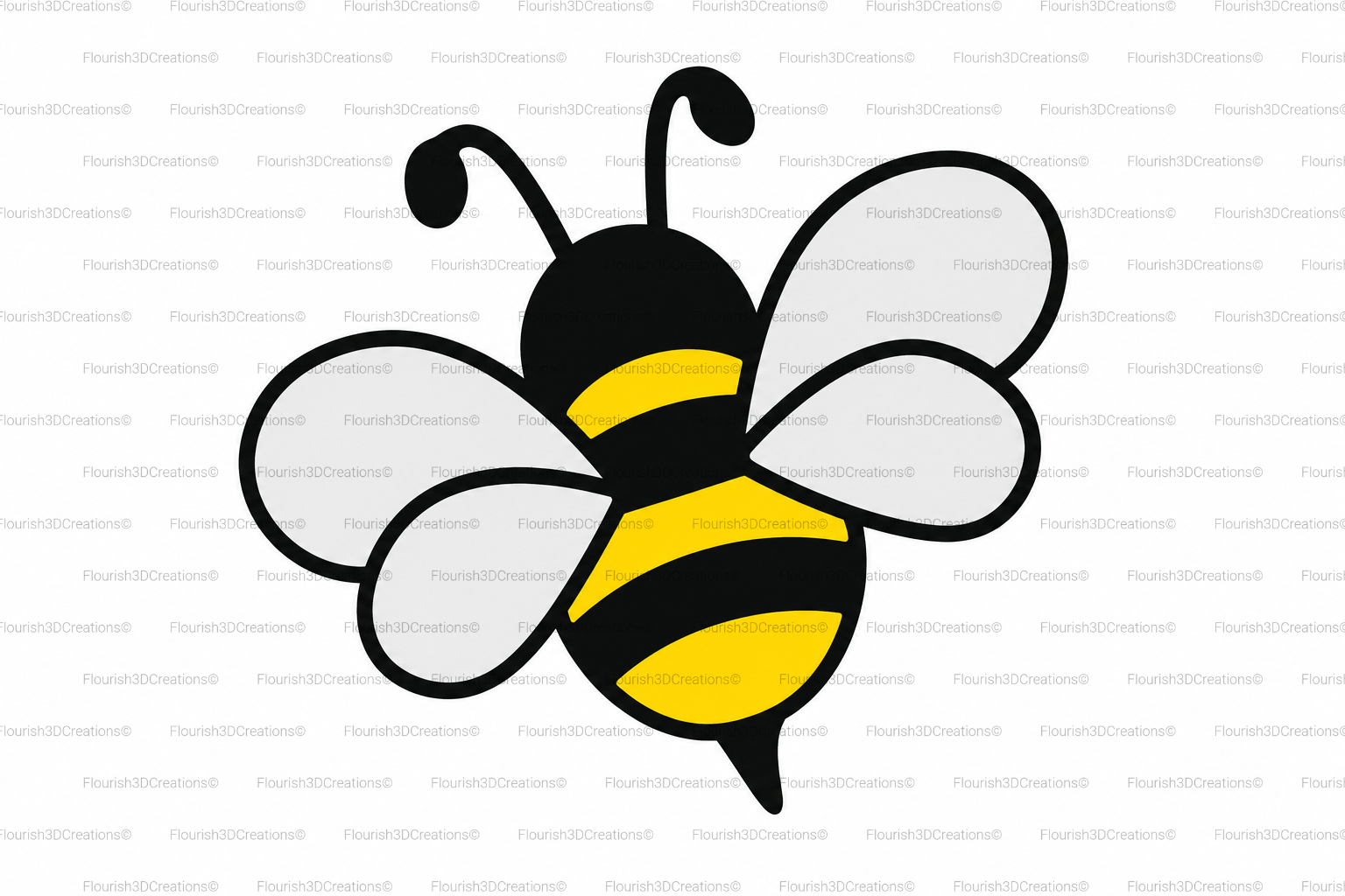 Bee Straw Topper
