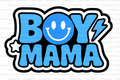 Boy Mama Straw Topper