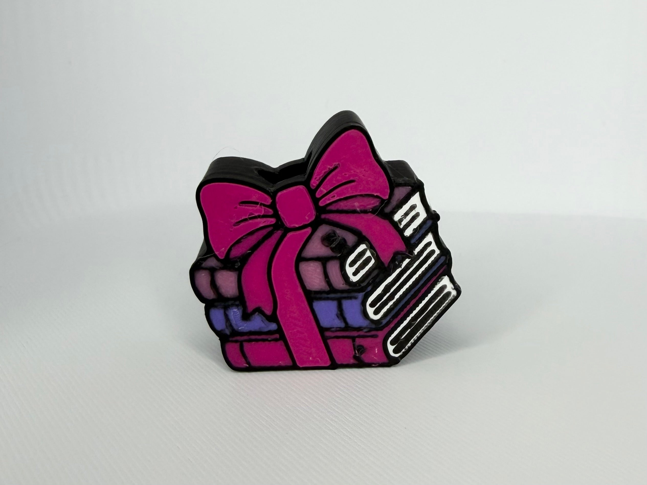 Bow & Book Straw Topper