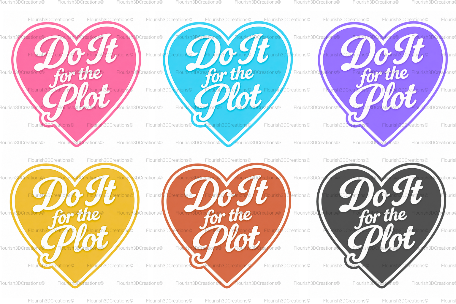 Do It For The Plot Straw Topper