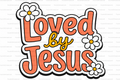 Loved by Jesus Straw Topper