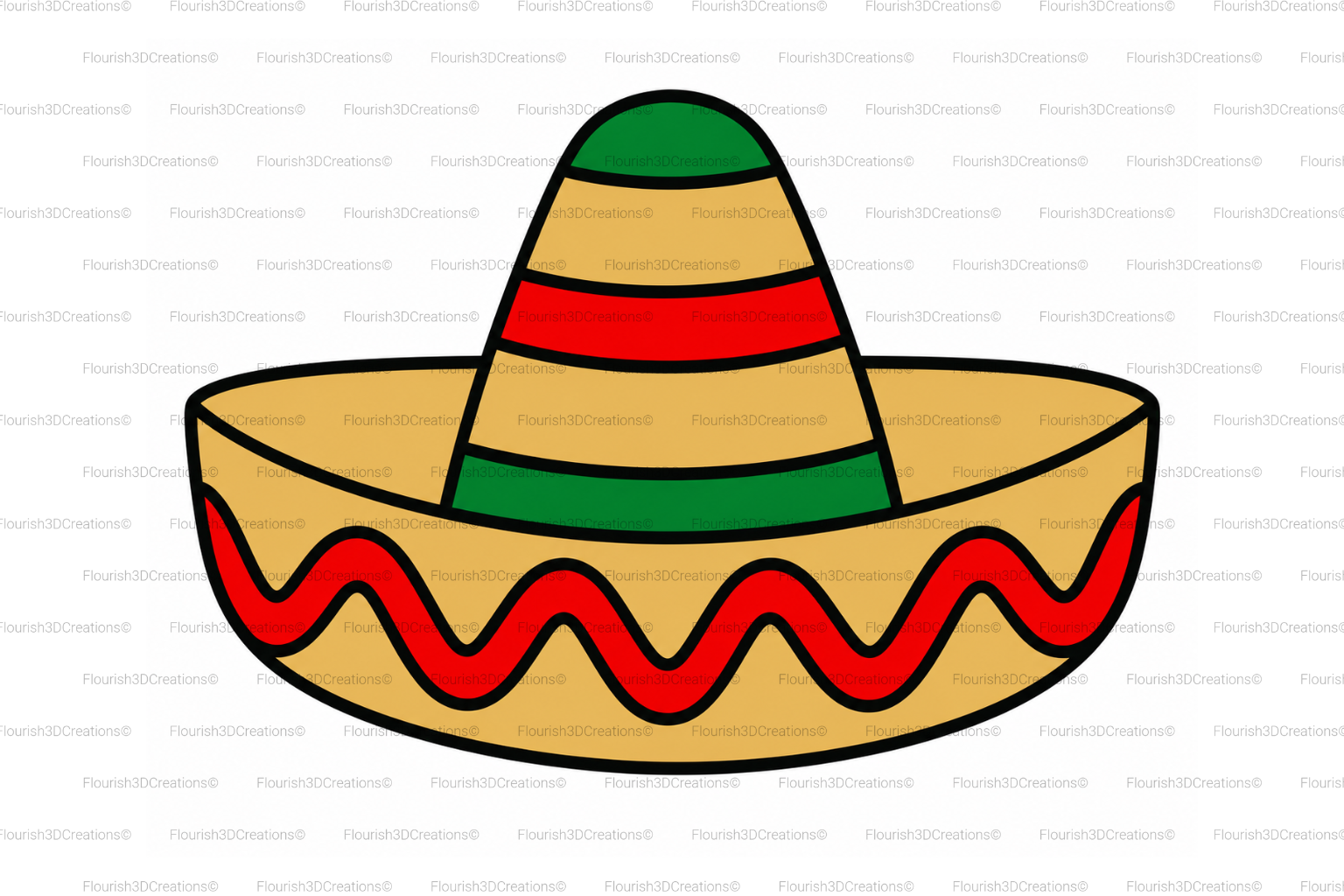 Sombrero Straw Topper
