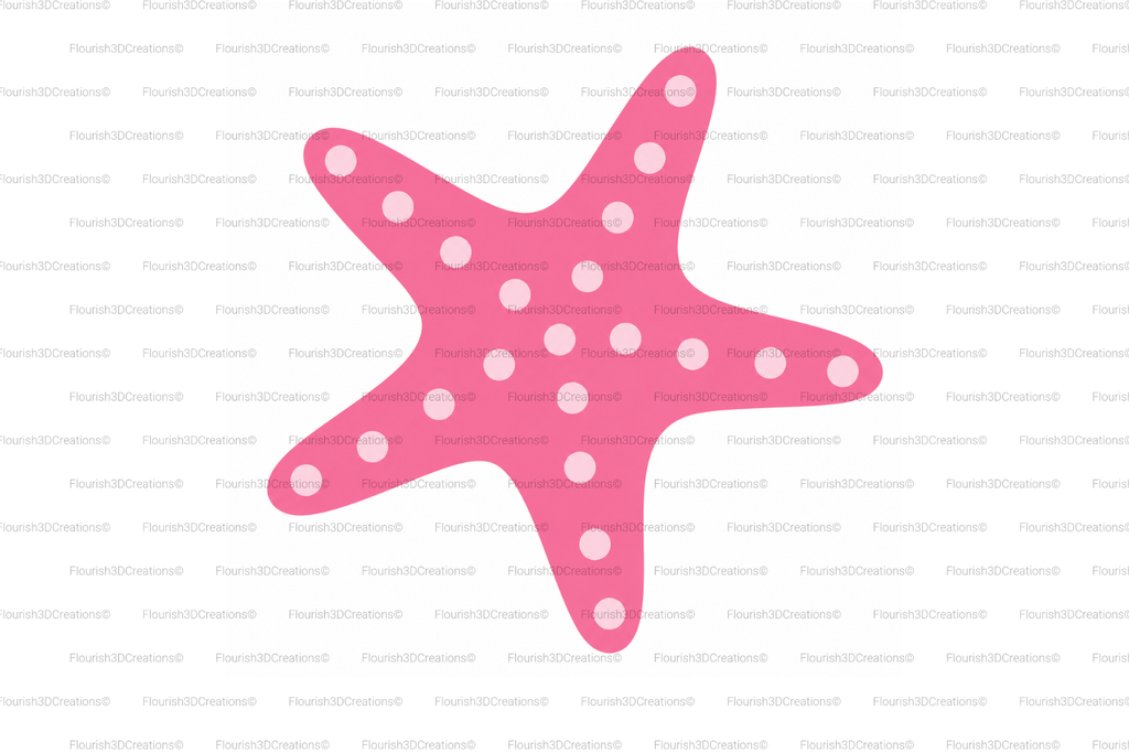Starfish Straw Topper