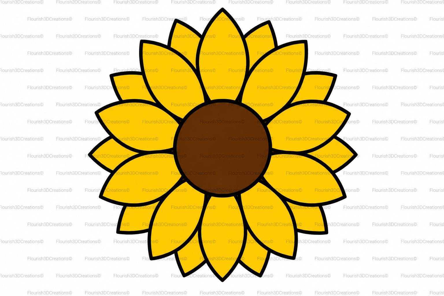 Sunflower Straw Topper